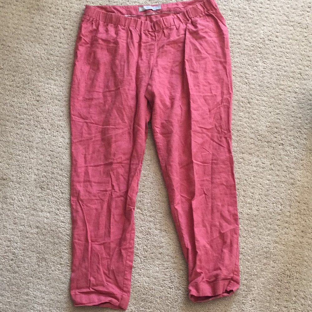 Asos linen maternity pants
